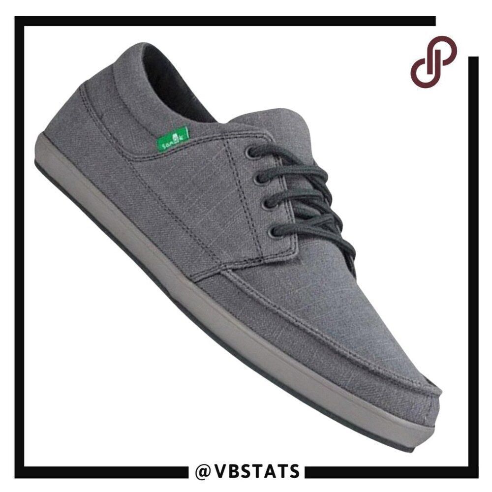 Sanuk‎ TKO Men's Shoes in Dark Charcoal Men's Size 7